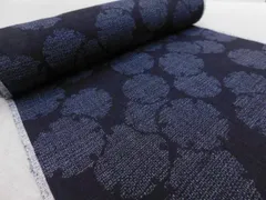 〔楽布特選〕P33094　重要無形文化財　100亀甲　雪輪柄　本場　結城紬　解き洗い品　リ・オーダー　オークション　t　base