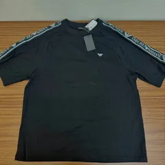 ◎タグ付 EMPORIO ARMANI アルマーニ Tシャツ 半袖 ブラック ロゴ メンズ Sサイズ