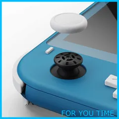 【新着商品】Skull & Co. Nintendo Switch lite Joy-con(交換用) ジョイスティックカバー 上から被せるだけの簡単装着 オリジナルと同じ品質操作性 修理 紛失 破損交換用「ライトグレー」