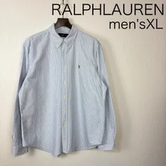 RALPH LAUREN オックスフォードボタンダウンシャツ　メンズXL  着用イメージ画像あります