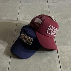 【AVIREX】AX EX AIRFORCE CANVAS MESHCAP