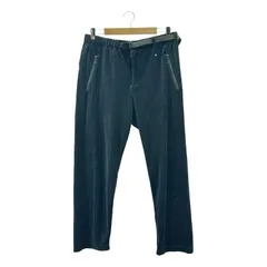 POST O'ALLS / ポストオーバーオールズ | #3602-V1 E-Z Top : poly/cotton velour / スウェット イージーパンツ | L | blue grey | メンズ