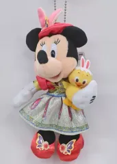 【中古】ぬいぐるみ ミニーマウス(イースター) ぬいぐるみバッジ 「ディズニー・イースター2020」 東京ディズニーシー限定