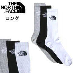 ザ ノースフェイス The North Face ソックス 靴下 NF0A882H/NF0A882G グレーマルチ ロング丈 3枚組 3組セット ロング ショート メンズ レディース ユニセックス 新品 正規品 未使用品