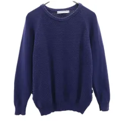 ルトリコドゥラメール イングランド製 長袖 セーター M パープル LE TRICOT DE LA MER ニット レディース