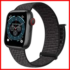【特売】コンパチブル Apple Watch バンド 38mm 40mm 41mm 42mm 44mm 45mm 49mm 柔らかく快適で軽量で通気性の良いナイロンスポーツループベルトアップルウォッチシリーズ 8 7 6 5 4 3 SE Ultraに対応 (