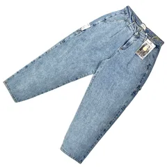 PREACH プリーチ ハイウエスト タック ケミカルウォッシュ ワイド ルーズ オーバーサイズ テーパード ペインター ジーンズ ライト カラー 太めシルエット カーペンター デニム ドイツ ハイストリート ブランド 希少 インポート 男女兼用 ユニセックス