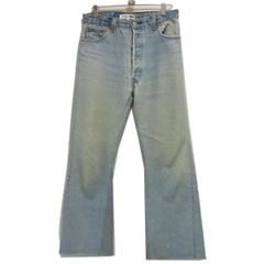 ☆Levi's リーバイス RE/DONE リダン ハイライズ フレアデニムパンツ ボタンフライ ブーツカット USA製 レディース カットオフ