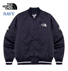 THE NORTH FACE ノースフェイス PLAYER VARSITY JACKET 中綿 スタジャン ベースボール ストリート系 メンズ レディース かっこいい ネイビー色 日本未発売