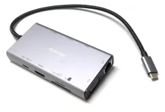 【中古】PCハード エレコム USB Type-C Dual Display対応 10in1ドッキングステーション[DST-W15]
