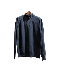90s〜 Barbour international  halfButton Cottonknit