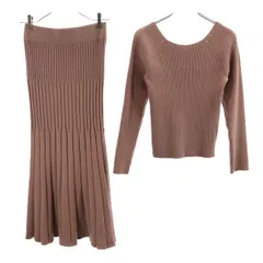 スナイデル セットアップ ニット スカート F ピンク系 snidel レディース 【中古】  【230903】