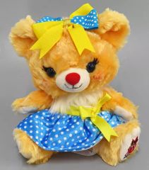 [중고] 봉제 인형 살구 10th ANNIVERSARY 봉제 인형 (SS) [UniBEARsity] 디즈니 스토어 한정