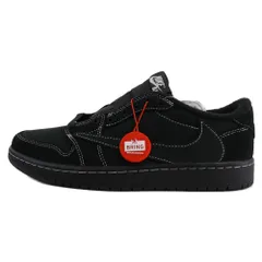 NIKE (ナイキ) ×Travis Scott AIR JORDAN 1 LOW OG SP Black Phantom ×トラヴィス・スコット エアジョーダン1 OG SP ブラック ファントム ローカットスニーカー DM7866-001のサムネイル