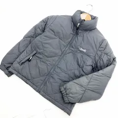 BEAR USA ダウンジャケット レディース M グレー ナイロンジャケット タイトシルエット アウトドア キャンプ ■DA10のサムネイル