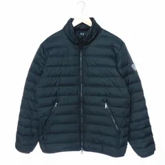 エンポリオアルマーニ EMPORIO ARMANI EA7 ダウンジャケット エンブレム型ワッペン付き L 黒 ブラックのサムネイル