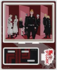 【中古】アクリルスタンド・アクリルパネル 集合(赤) アクリルジオラマ 「webpon×くじメイト 東京卍リベンジャーズ」 A-4賞