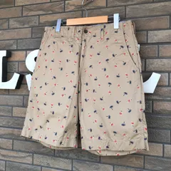 サンサーフ コットン ショートパンツ "HULA＆PALMTREE" ベージュのサムネイル