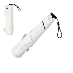 【LDKベストバイ受賞】KIZAWA 超軽量 カーボン日傘 110g-140g 日傘 uvカット 100 遮光 折りたたみ日傘 完全遮光 遮熱 5級撥水 日傘兼用雨傘 レディース 折り畳み日傘 メンズ 晴雨兼用 母の日 プレゼント 5本骨 (オフホワイト)