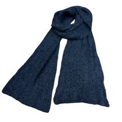 【ドリスヴァンノッテン × Verner Panton】ウールスカーフ ネイビー ドリスヴァンノッテン × Verner Panton】ウールスカーフ