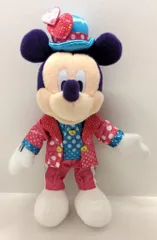 東京ディズニーランド ぬいぐるみバッジ Pal-Palooza ミッキー(ピンク/水色)/Minnie's Fanderland