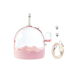 【数量限定】外出ケージ バードキャリア 給水器/ストラップ付き 移動用ケージ 病院 お散歩ケージ 自宅 鳥かご 引っ越し おでかけケージ 避難所 キャリー ラット モルモット ゴールデンベア ハムスターキャリー ケージ 透明 セキュリティロック付き 持ち運びケ