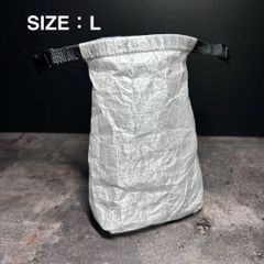 スタッフサック　スタッフバッグ　ロールトップ　ダイニーマ　軽量　登山　UL　タグなし　Lサイズ