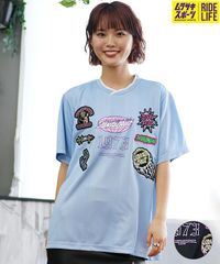 【ムラサキスポーツ限定】新品  SANTACRUZ サンタクルーズ レディース 半袖 Tシャツ ゲームシャツ ワッペン 502242431