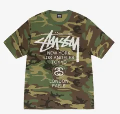 2025年最新】stussy tシャツ迷彩色の人気アイテム - メルカリ