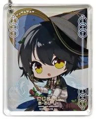 【中古】キーホルダー ましろ爻(ミニキャラ) 「バーチャルYouTuber にじさんじ あーるぴーじー×animatecafe CoLotta トレーディングアクリルプレートキーホルダー」