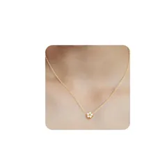 【数量限定】シンプル 長さ調節可能 ゴールド 人気 シルバー 女性 金属アレルギー対応 アクセサリー ペンダント 花 プレゼント 桜 ジュエリー 上質ジルコニア レディース 母の日 ネックレス お誕生日 [Mesaro]