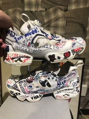 VETEMENTS ヴェトモン 17SS × Reebok リーボック INSTAPUMP FURY スニーカー BS7031 サイズUS7 25.0cm ホワイト　KF