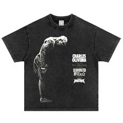 チャールズ・オリベイラ UFC Charles Oliveira ヴィンテージ加工 Tシャツ　ラップＴ　S-3XL