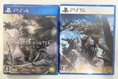 PS5ソフトモンスターハンターワイルズ&PS4ソフトモンスターハンターワールド