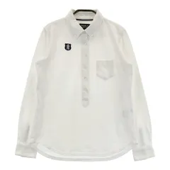 サイズ：0 PEARLY GATES パーリーゲイツ  長袖ポロシャツ ボタンダウン  ホワイト系 [240101281560]# ゴルフウェア レディース ストスト