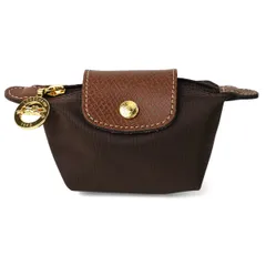 新品 ロンシャン LONGCHAMP ポーチ ル プリアージュ コインケース エボニー