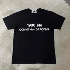 COMME des GARÇONS 1986 XL Tee 黒 新品 正規品 NEW) COMME DES GARÇONS 1986 T-SHIRT - BLACK – Top Floor Gallery