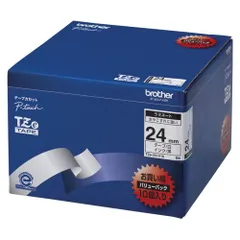 （まとめ買い）ブラザー ピータッチテープ24mm白/黒10巻 TZE-251V10 【×3セット】のサムネイル