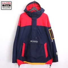 90s vintage Columbia プルオーバー ナイロンジャケット メンズ 表記Lサイズ
