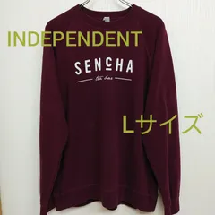 INDEPENDENT　インディペンデント　スウェット　えんじ色　L　古着のサムネイル