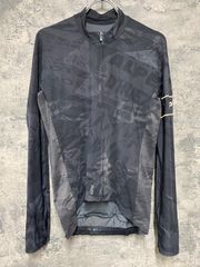 JM647 ラファ Rapha PRO TEAM LS TRAINING JERSEY RACE PRINT PACK 長袖 サイクルジャージ 黒 M