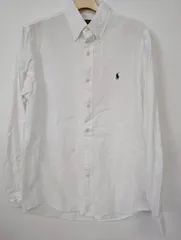 POLO RALPH LAUREN ポロラルフローレン オックスフォードシャツ 長袖 白 Mサイズ CLASSIC FIT