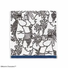 ☆ ぶどうと蔓/グレー ☆ Moomin ムーミン タオルハンカチ タオルハンカチ キャラクター ムーミン タオル ハンカチ ウォッシュタオル ウォッシュ ハンドタオル かわいい リバティプリント Moomin ブルー ピンク レッド グレー パープル