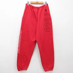 90s Champion チャンピオン ジャージ パンツ レッド Yahoo!オークション -「チャンピオン ジャージ 赤」の落札相場