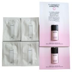 [신품 미개봉] MAC 맥 라이트 풀 C + 틴티드 프라이머 × 2 개 하이버 리얼 신선한 캔버스 클렌징 오일 2ml × 4 포 휴대용 무료 샘플 크기 자외선 차단제 메이크업베이스 메이크업 리무버