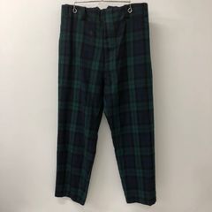 美品】ベルナールザンス シアサッカー スラックス ブラックウォッチ 40