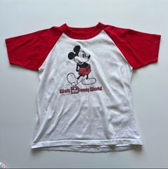 <130>kids vintage T-shirt MICKEY Disney/アメリカ古着　ビンテージ　ミッキー 　USA 【E1-64】