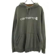 Carhartt カーハート 103873 長袖 スウェットパーカー XL カーキ メンズ 古着