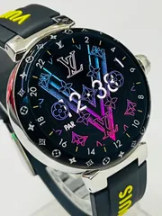 希少タンブール ホライゾン ブラックLouis Vuitton 白ベルト 楽天市場】ほぼ新品 LOUIS VUITTON ルイヴィトン タンブール