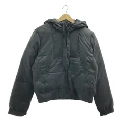 HUGO BOSS / ヒューゴボス | プリーツパネル フーデッド クロップド ダウンジャケット | 38 | ブラック | メンズ